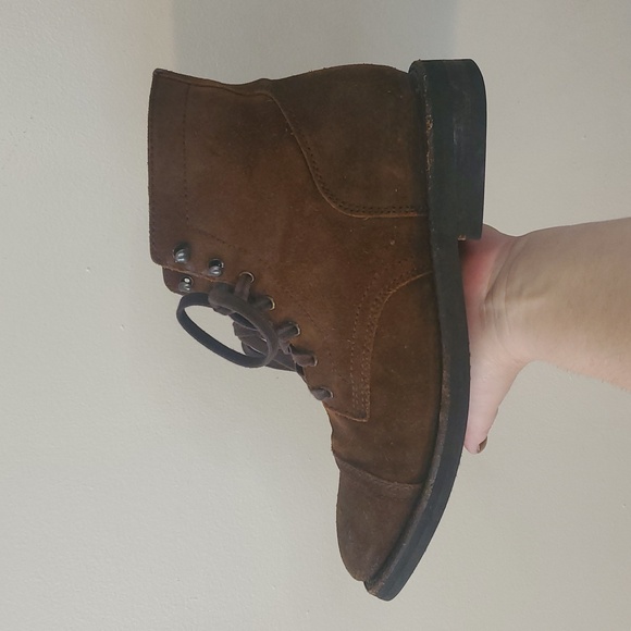 Thursday Boot Company Mens Captain Boots Size 8 Brown Leather Lace-Up - Picture 6 of 16